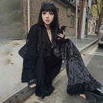 Lacy Gothic Flare Pants