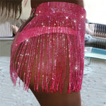 Sexy Rhinestone Sequins Bind Belt