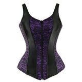 Zipper Side Corset with Cup