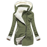 Fashion Velvet Women Cotton-padded Jacket