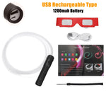 Rechargeable LED Fiber Optic Whip