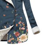 Fashion Velvet Women Cotton-padded Jacket