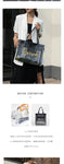 London Style Clear PVC Tote Bag