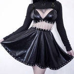 Gothic Lady Micro Turtleneck Tops