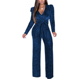 Elastic Kinkalow Glitter Jumpsuit