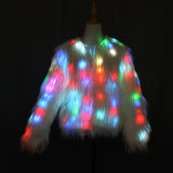 Faux Fur LED Coat