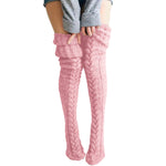 Woolen Thigh High Socks