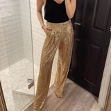 Glitter  High Waisted Pants