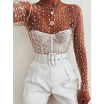 See Through Mesh Patchwork