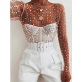 See Through Mesh Patchwork