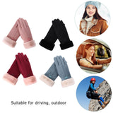 Suede Thickened Outdoor Gloves