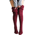 Woolen Thigh High Socks