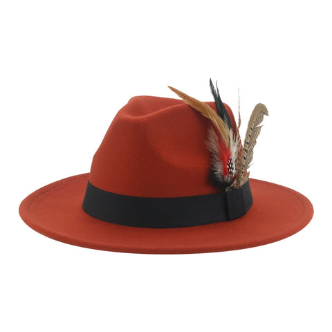 Fedoras Feather Hat