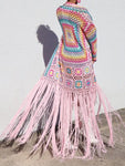 Boho Handmade Fringed Cover Up