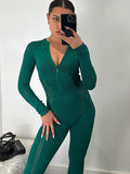 Long Sleeve Sweater Jumpsuits