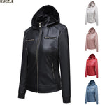 Ladies' Hooded Moto Jacket