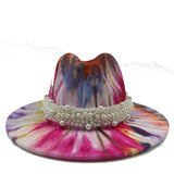 Fedora Lykoi Hat Tie Dye