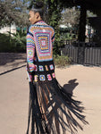 Boho Handmade Fringed Cover Up