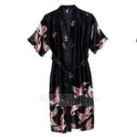 Long Kimono Satin Sleepwear