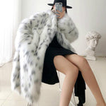 Faux Fox Fur Coat