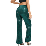 Bling Sparkling Sequined Flare Pants