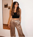 Glitter  High Waisted Pants