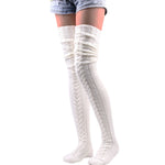 Woolen Thigh High Socks