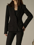 Lacy Back Cut Out Blazer