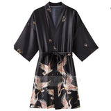 Long Kimono Satin Sleepwear