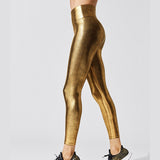 Shiny High Waist Fitness Leggings