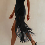 Sexy Fringe Tube Dress