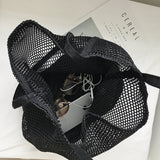 Mesh Hollow Out Tote Bag