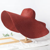 Wide Burmese Brim Foldable Sun Hats