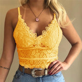 Floral Lace Padded Push-Up Bralette