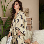 Silken Leopard PJ Set