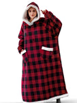 Long Flannel Oversized Hoodies