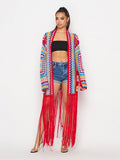 Boho Handmade Fringed Cover Up