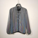 Unisex Holographic Geometric Reflective Jacket