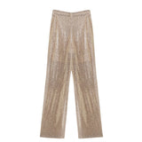 Glitter  High Waisted Pants