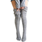 Woolen Thigh High Socks