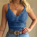 Floral Lace Padded Push-Up Bralette