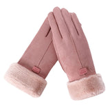 Suede Thickened Outdoor Gloves