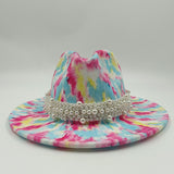 Fedora Lykoi Hat Tie Dye