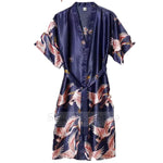 Long Kimono Satin Sleepwear