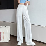 Gradient Silky Wide Leg Pants