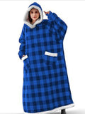 Long Flannel Oversized Hoodies