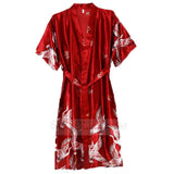 Long Kimono Satin Sleepwear