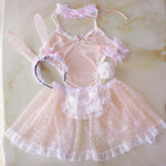 Japanese Bobtail Transparent Babydoll Lingerie