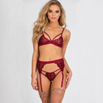 Three-piece Bengal Lacy Lingerie