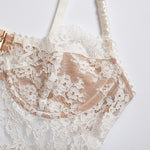 Scottish Fold Cut-out Lace Bra